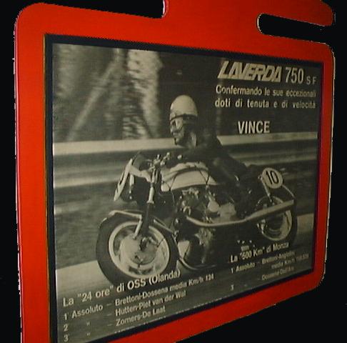 INTERNATIONAL LAVERDA 750 SFC OWNERS REGISTRY